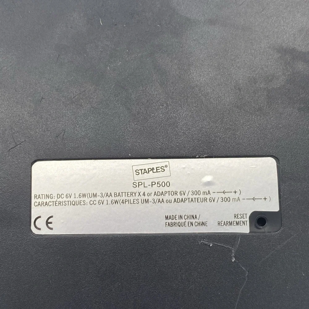 Staples no power
